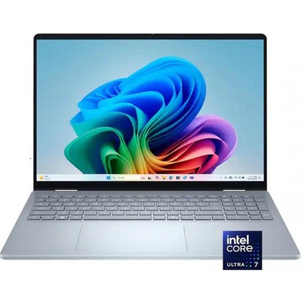 Dell - Plus - Copilot+ PC - 16" 2K 2-in-1 Touchscreen Laptop - Intel Core Ultra 7 256V 2024 - 16GB Memory - 1TB Storage - Ice Blue