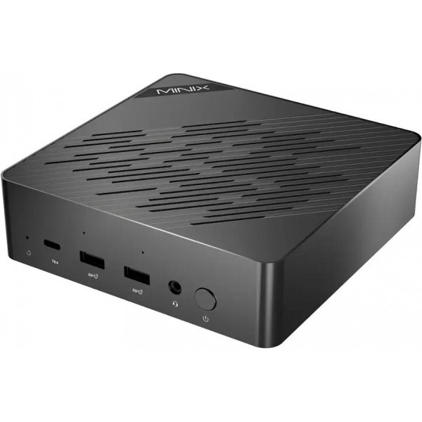 MINIX - Elite EU512-AI Mini PC, Intel Core Ultra 5-125H, 16GB DDR5, 512GB M.2 PCIe SSD, Windows 11 Pro Desktop Computer - Black