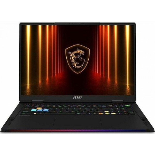 MSI - 18" Gaming Laptop 3840 x 2400 () - Intel Core Ultra 9 285HX with 64GB Memory - GeForce RTX 5090 - 2 TB SSD - Core Black, Black