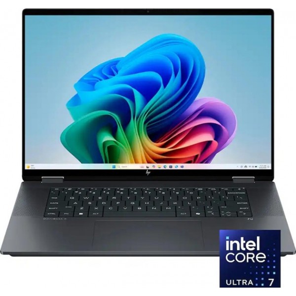 HP - OmniBook X Flip 2-in-1 - Copilot+ PC - 16" 2K Touch-Screen Laptop - Intel Core Ultra 7 256V '24 - 16GB Memory - 1TB SSD - Eclipse Gray