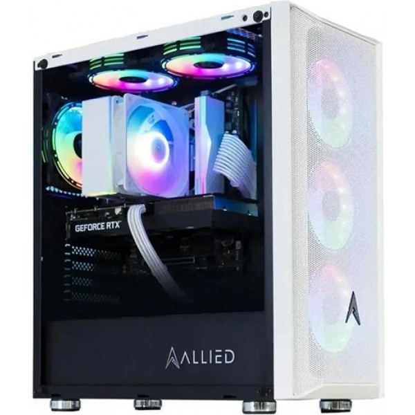 Allied Gaming - Stinger Gaming Desktop - AMD Ryzen 5 7600X - 16GB Memory - NVIDIA GeForce RTX 4060 Ti - 1TB NVMe SSD - White