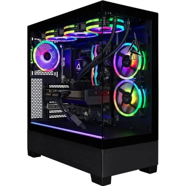 CLX - SET Gaming Desktop - AMD Ryzen 7 9800X3D - 32GB DDR5 5600 Memory - GeForce RTX 5080 - 2TB NVMe M.2 SSD - Black
