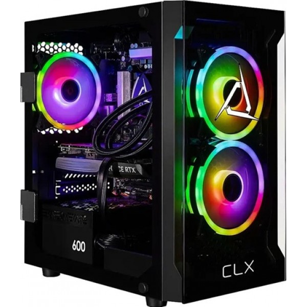 CLX - SET Gaming Desktop - Intel Core i7 14700KF - 32GB DDR5 5600 Memory - GeForce RTX 4060 Ti - 1TB NVMe M.2 SSD + 4TB HDD - Black