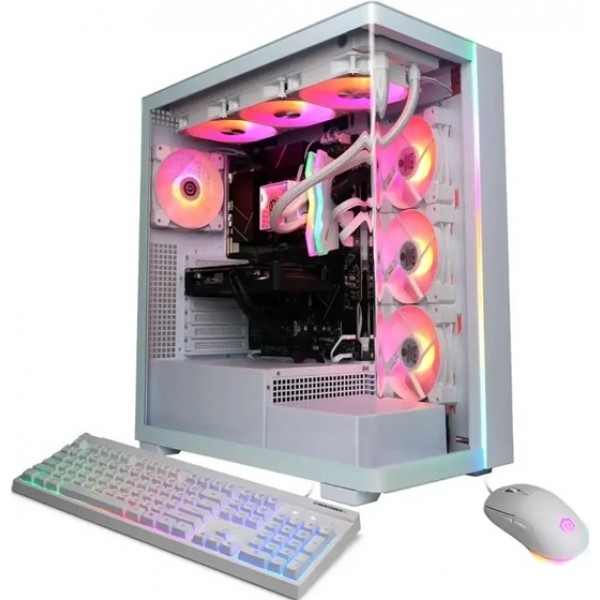CyberPowerPC - Gamer Supreme Gaming Desktop - Intel Core i9-14900KF - 32GB Memory - NVIDIA GeForce RTX 5060 Ti 16GB - 2TB PCIe 4.0 SSD - White