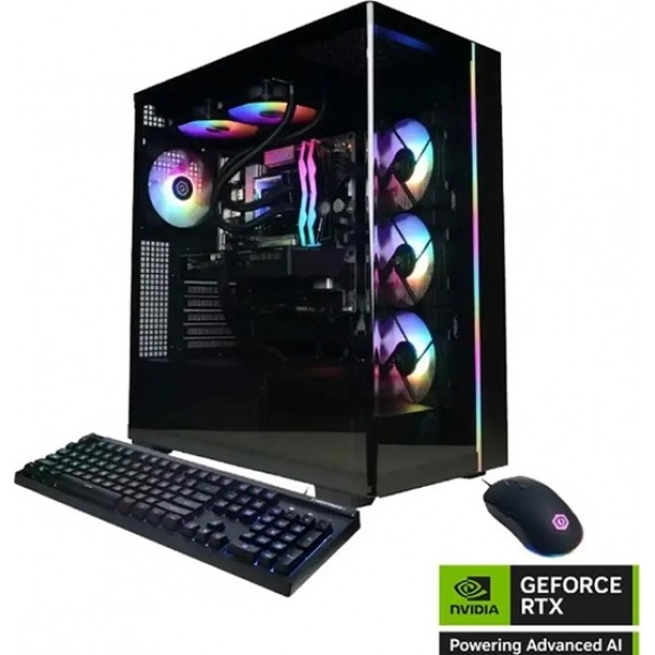 CyberPowerPC - Gamer Xtreme Gaming Desktop - Intel Core Ultra 7 265F - 32GB Memory - NVIDIA GeForce RTX 5060 Ti 16GB - 2TB PCIe 4.0 SSD - Black
