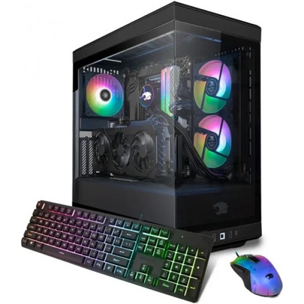 iBUYPOWER - Y40 Gaming Desktop PC - Intel Core i7 14700KF - NVIDIA GeForce RTX 4070 Super 12GB - 32GB DDR5 RAM - 2TB NVMe - Black