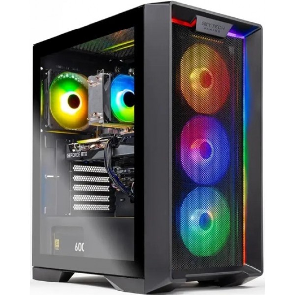 Skytech Gaming - Nebula Gaming Desktop - Intel Core i5-12400F - 16GB Memory - NVIDIA GeForce RTX 3050 - 500GB NVMe SSD - Black
