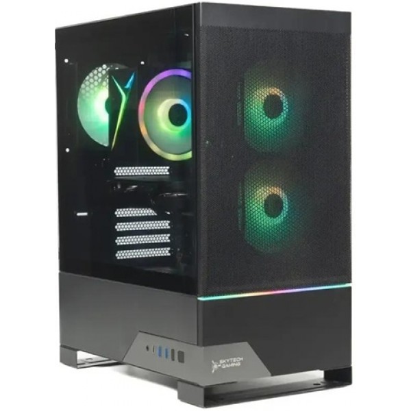 Skytech Gaming - Skytech NEBULA2 - Intel Core i5 14400F, NVIDIA GeForce RTX 5060 Ti 16G, 32GB 5200 MHz DDR5 RAM, 650W GOLD PSU - Black