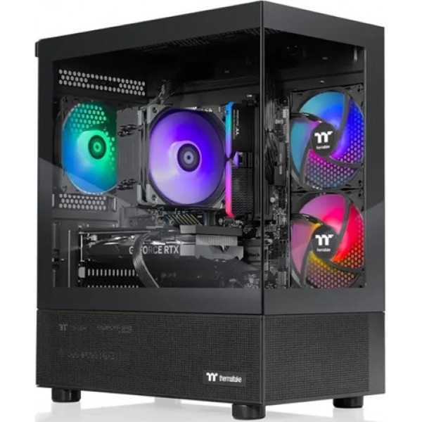Thermaltake - LCGS View i560T-170 Gaming Desktop Intel Core i7,16GB RGB Memory, NVIDIA GeForce RTX 5060 Ti 8G, 1TB SSD NVMe M.2, Wifi - Black